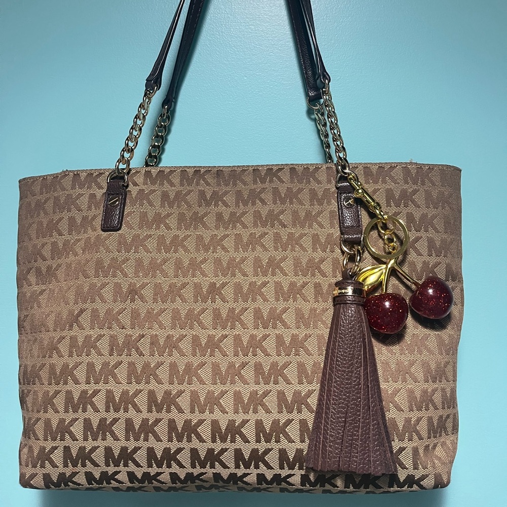 Michael Kors tote Tan and Brown Logo Tote - Picture 4 of 13
